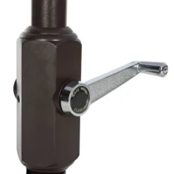 10.8' Round Vienna Umbrella Gray/White - Safavieh -Safavieh Sales Store GUEST 70957e8d c85f 478e bb5d a3b8588df385 3