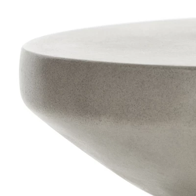 Benaya Concrete Accent Stool - Safavieh 3 Benaya Concrete Accent Stool - Safavieh
