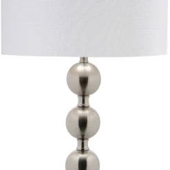 58.5" Reflections Stacked Ball Floor Lamp (Includes LED Light Bulb) Nickel - Safavieh 9 58.5" Reflections Stacked Ball Floor Lamp (Includes LED Light Bulb) Nickel - Safavieh -Safavieh Sales Store GUEST 7180e08b b465 4c2c a339 bdaee618ceca