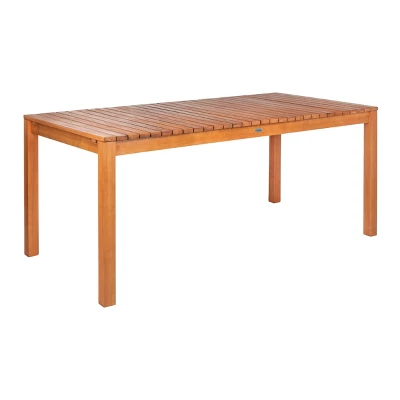 Marson Rectangle Dining Table Natural - Safavieh 4 Marson Rectangle Dining Table Natural - Safavieh - Image 2