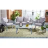 Belmi 4pc Rope Living Set - Gray - Safavieh -Safavieh Sales Store GUEST 725706d0 82c5 4cd0 abc8 e1f1f32bc4a7