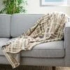 Twila Throw Blanket - Tan/Beige/Gray - 50" X 60" - Safavieh -Safavieh Sales Store GUEST 798fd4d5 bcd9 48d2 8e62 e4c9cd4a98d2