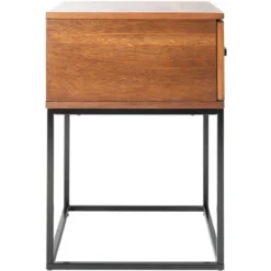 Marquise 1 Drawer Nighstand - Brown - Safavieh -Safavieh Sales Store GUEST 7a033c2e a8b1 4279 abfa 29d097c432ad