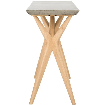 Ragna Concrete Console - Dark Grey - Safavieh 5 Ragna Concrete Console - Dark Grey - Safavieh - Image 4