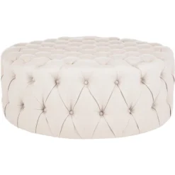 Charlene Tufted Cocktail Ottoman - Safavieh -Safavieh Sales Store GUEST 7dad74c8 b1cd 453d b436 9ca9b4fd8e28