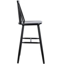 Beaufort Bar Stool (Set Of 2) - Black - Safavieh -Safavieh Sales Store GUEST 7ece6c8b cff3 49c8 9e70 d2d9a26e0aa1