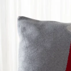 Sugarplum Elf Pillow - Grey/Red - 18"x18" - Safavieh -Safavieh Sales Store GUEST 820b3208 9fc7 426f 8a36 f4b741595fca