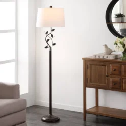 Rudy Iron Floor Lamp (Includes LED Light Bulb) Black - Safavieh 7 Rudy Iron Floor Lamp (Includes LED Light Bulb) Black - Safavieh -Safavieh Sales Store GUEST 86520cfb 8820 4b19 8213 c18a836c562f