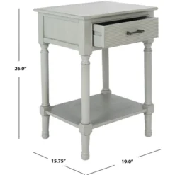 Ryder 1 Drawer Accent Table - Safavieh -Safavieh Sales Store GUEST 86a19da8 0e43 4bc5 8e43 ce4e1cfb20f2