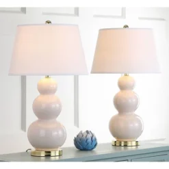 Set Of 2 Pamela Triple Gourd Lamp (Includes LED Light Bulb) Light Gray - Safavieh 8 Set Of 2 Pamela Triple Gourd Lamp (Includes LED Light Bulb) Light Gray - Safavieh -Safavieh Sales Store GUEST 922137ad 0c61 4aa7 b2c2 41ec7d73c8ba