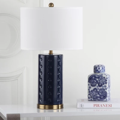 Roxanne Table Lamp (Set Of 2) - Navy - Safavieh 6 Roxanne Table Lamp (Set Of 2) - Navy - Safavieh - Image 4