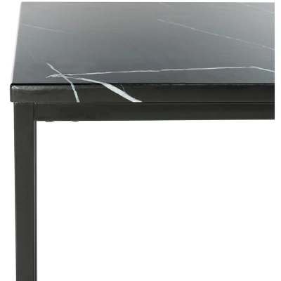 Baize Console Table - Black - Safavieh 3 Baize Console Table - Black - Safavieh