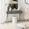 Albus 3 Drawer Console Table- Slate Grey - Safavieh -Safavieh Sales Store GUEST 987d7cde f285 408c 9ec0 b376d0b0dc0a