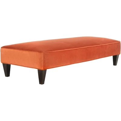 Harlow Lounging Bench - Pumpkin - Safavieh 4 Harlow Lounging Bench - Pumpkin - Safavieh - Image 2