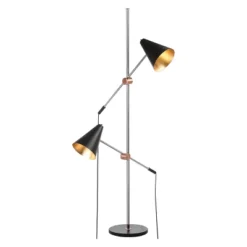71" Reed Floor Lamp Black (Includes CFL Light Bulb) - Safavieh -Safavieh Sales Store GUEST 9c235894 69dd 416d be6b 4c42e77f85ee