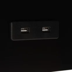 Portland Usb Side Table - Black - Safavieh -Safavieh Sales Store GUEST 9d19b947 4346 4d59 90d4 2c489b3e1dad