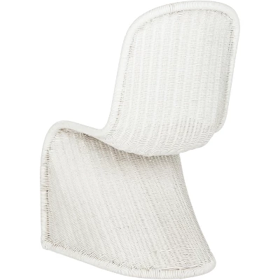 Tana Wicker Side Chair (Set Of 2) - White - Safavieh 6 Tana Wicker Side Chair (Set Of 2) - White - Safavieh - Image 4