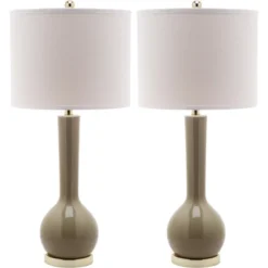 Mae Long Neck Ceramic Table Lamp (Set Of 2) - Safavieh -Safavieh Sales Store GUEST a1cf8dbf f3bb 4473 ac8f e13d548b7c34