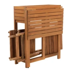 Walten Flower Shelf 3pc Bistro Set - Natural - Safavieh -Safavieh Sales Store GUEST a230b65f da15 48f8 94af 099f8c01eaa0