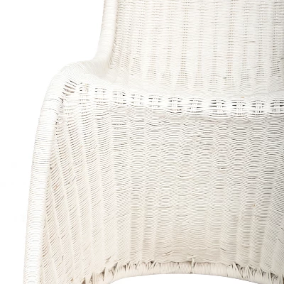 Tana Wicker Side Chair (Set Of 2) - White - Safavieh 8 Tana Wicker Side Chair (Set Of 2) - White - Safavieh - Image 6