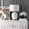 Portcia Table Lamp - Speckled Ivory Glaze - Safavieh -Safavieh Sales Store GUEST a2a90c63 85d6 4127 a834 5fb2c9733c91