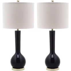 Mae Long Neck Ceramic Table Lamp (Set Of 2) - Safavieh -Safavieh Sales Store GUEST a33e0747 fdce 43c7 9b12 c28bf8b671aa