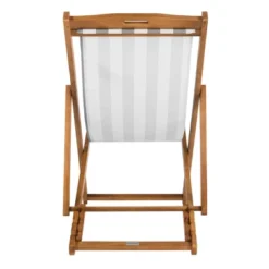 Loren Foldable Sling Chair - Natural/Gray/White - Safavieh -Safavieh Sales Store GUEST a46b4f34 9430 4546 9702 2c8e910d4402