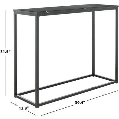 Baize Console Table - Black - Safavieh 4 Baize Console Table - Black - Safavieh - Image 2