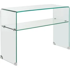 Hollis Console Table - Clear - Safavieh -Safavieh Sales Store GUEST a65dc446 a7e3 442a b688 b5f884ab94a2