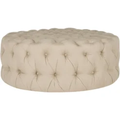 Charlene Tufted Cocktail Ottoman - Safavieh -Safavieh Sales Store GUEST aabd454c 9c94 4cb2 b3d6 a6eca66f1aa6