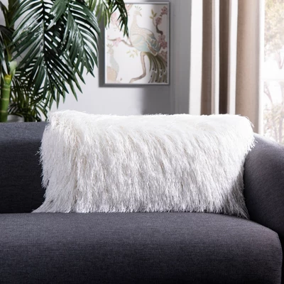 Indoor/Outdoor Shag Pillow - Safavieh 3 Indoor/Outdoor Shag Pillow - Safavieh