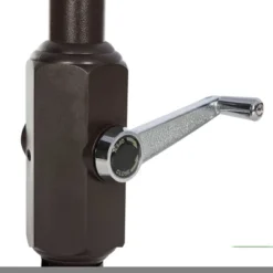 7.5' Square Athens Crank Umbrella Navy/White - Safavieh -Safavieh Sales Store GUEST b17f0063 7103 4891 a4a0 cb29008b8cab