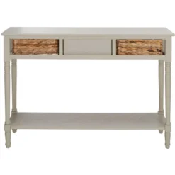 Christa Console Table With Storage - Vintage Grey - Safavieh -Safavieh Sales Store GUEST b6a8613f 495d 4ea6 b1a8 ee2a73d78548