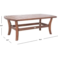 Payden Outdoor Coffee Table - Natural - Safavieh -Safavieh Sales Store GUEST b9aca609 90d8 4e50 9eaa 668badc90ba0