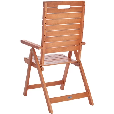Rence Folding Chair (Set Of 2) - Natural - Safavieh 9 Rence Folding Chair (Set Of 2) - Natural - Safavieh - Image 7