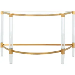 Anabelle Acrylic Console Table - Safavieh -Safavieh Sales Store GUEST be5eef0f 6320 4abc 8b30 f93f240c256c