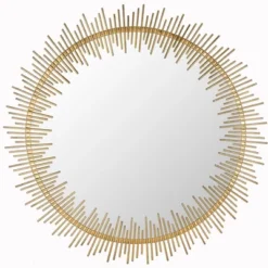 Sunray Circle Mirror - Safavieh -Safavieh Sales Store GUEST bf3fa8fb 3ebc 4643 b038 dc01fb47f705