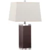 (Set Of 2) 27" Deco Leather Table Lamp Brown (Includes CFL Light Bulb) - Safavieh -Safavieh Sales Store GUEST c23567b6 bce9 406c bd36 6d4964839671