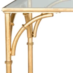 Maurice Console - Gold/Glass - Safavieh -Safavieh Sales Store GUEST c40ba041 6833 4f49 8f52 11dd80633081