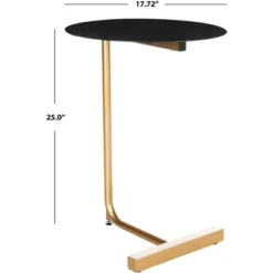 Haylee Round Side Table - Safavieh -Safavieh Sales Store GUEST c602823b a950 497b 9d89 9ba272c8aaf6