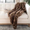 Leopard Print Throw Blanket - 50" X 60" - Safavieh -Safavieh Sales Store GUEST cd6fc8e5 dd67 48d3 aefb 6890a75bd807