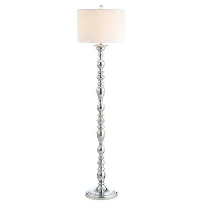 Wilhelmina Floor Lamp (Includes LED Light Bulb) Chrome - Safavieh 4 Wilhelmina Floor Lamp (Includes LED Light Bulb) Chrome - Safavieh - Image 2