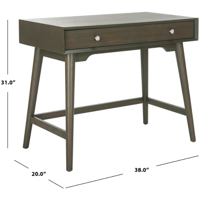 Isadora Midcentury Modern Desk - Safavieh 5 Isadora Midcentury Modern Desk - Safavieh - Image 3