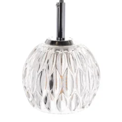 Lanson Pendant Chrome/Clear - Safavieh -Safavieh Sales Store GUEST d01c0318 cd28 47ea 958c a72c1866fb4d