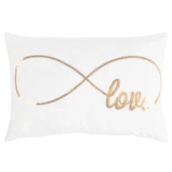 12"x18" Infinite Love Throw Pillow - Safavieh -Safavieh Sales Store GUEST d36ea8de dd4e 4dcc bcbb 85e68845197c