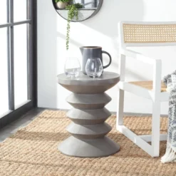 Benaya Concrete Accent Stool - Safavieh 11 Benaya Concrete Accent Stool - Safavieh -Safavieh Sales Store GUEST d81a9220 1da8 4e95 9a43 a613e1490bf8