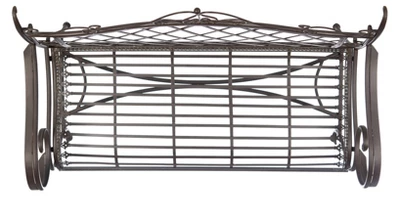 Abner Wrought Iron 45.75 Inch W Outdoor Garden Bench - Safavieh 8 Abner Wrought Iron 45.75 Inch W Outdoor Garden Bench - Safavieh - Image 6