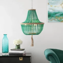 3-Light Lush Kristi Beaded Pendant Emerald - Safavieh 7 3-Light Lush Kristi Beaded Pendant Emerald - Safavieh -Safavieh Sales Store GUEST db2a286c 6aa2 4b0a a42e 82bdf2f03e8d