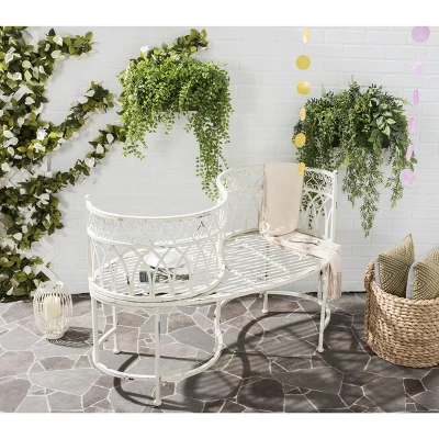 Lara Kissing Bench - Safavieh 3 Lara Kissing Bench - Safavieh