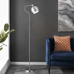 Elijah Iron Floor Lamp (Includes LED Light Bulb) Brushed Nickel - Safavieh 7 Elijah Iron Floor Lamp (Includes LED Light Bulb) Brushed Nickel - Safavieh -Safavieh Sales Store GUEST e2755cd5 9c40 438b 8722 8709381124b8